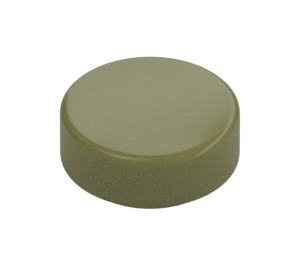 LEGO Olive Green Tile 1 x 1 Round (35381 / 98138)