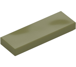 LEGO Olive Green Tile 1 x 3 (63864)