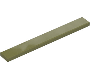 LEGO Vert Olive Tuile 1 x 8 (4162)