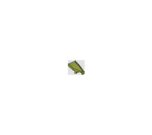 LEGO Olive Green Wedge 1 x 2 Right with Black Line (29119)