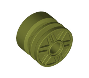 LEGO Olive Green Wheel Rim Ø18 x 14 with Pin Hole (20896 / 55981)