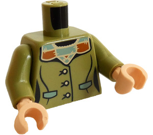 LEGO Olive Green Witch Torso (973)