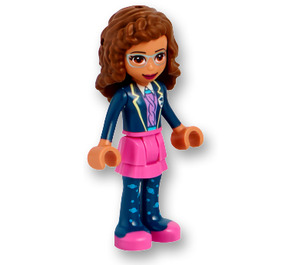 LEGO Olivia (Dark Blauw Jasje) Minifiguur