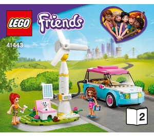 LEGO Olivia's Electric Car 41443 Ohjeet