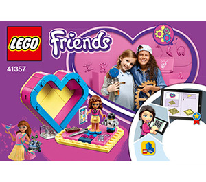 LEGO Olivia's Cœur Boîte 41357 Instructions