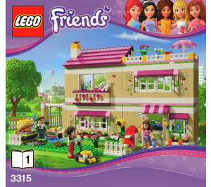 LEGO Olivia's House Set 3315 Instructions