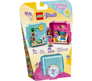 LEGO Olivia's Summer Play Cube Set 41412 Packaging