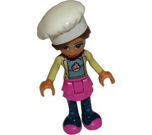 LEGO Olivia med Bakers Hat Minifigur