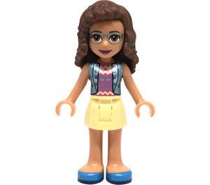 LEGO Olivia avec Dark Rose Haut Minifigurine