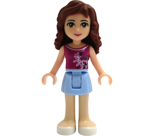 LEGO Olivia med Magenta Topp Minifigur