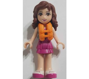 LEGO Olivia avec Orange Gilet de sauvetage