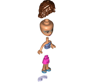 LEGO Olivia mit Pink Skirt und Sunglasses Minifigur