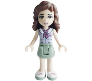 LEGO Olivia with Sand Green Skirt, Lavendar Top with Scarf Minifigure