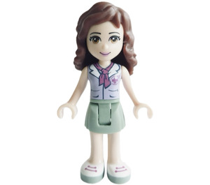 LEGO Olivia met Zandgroen Rok, Lavendel Top met Sjaal Minifiguur