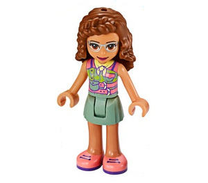 LEGO Olivia with Sand Green Skirt Minifigure