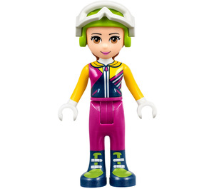 LEGO Olivia met Skiing outfit minifiguur