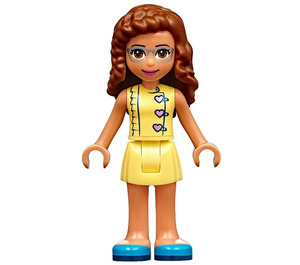 LEGO Olivia con Giallo Vestito Minifigure