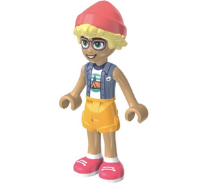 LEGO Olly with Pink Beanie and Orange Shorts Minifigure