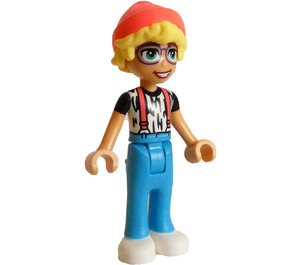 LEGO Olly med Lyserød Beanie Minifigur