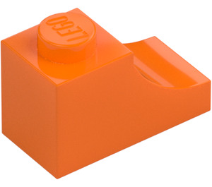 LEGO Orange Bogen 1 x 2 Invers (78666)