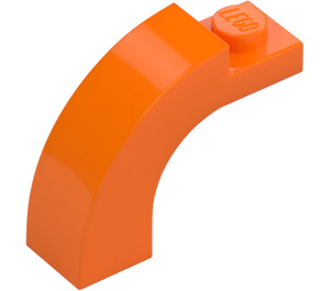 LEGO orange Hvælving 1 x 3 x 2 med Buet Top (6005 / 92903)