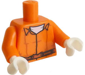 LEGO Orange Arkham Asylum Joker Minifig Torso (76382 / 88585)