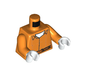 LEGO Orange Arkham Asylum Joker Minifig Torso (76382 / 88585)