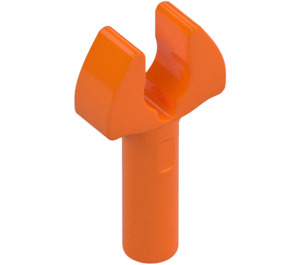 LEGO Orange Stange 1 mit Clip (mit Lücke im Clip) (41005 / 48729)