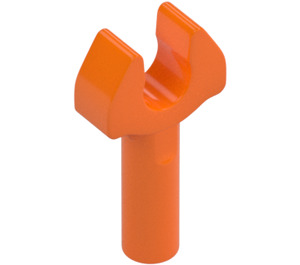 LEGO Orange Bar 1 with Clip (without Gap in Clip) (3484 / 48729)