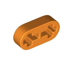 LEGO Orange Faisceau 2 x 0.5 avec Essieu des trous (41677 / 44862)