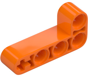 LEGO Orange Balken 2 x 4 Gebogen 90 Grad, 2 und 4 Löcher (32140 / 42137)