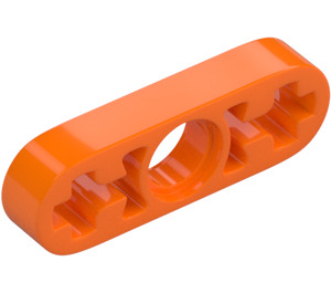 LEGO Oranje Balk 3 x 0.5 Dun met As Gaten (6632 / 65123)