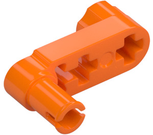 LEGO Oranje Balk 3 x 0.5 met Knob en Pin (33299 / 61408)