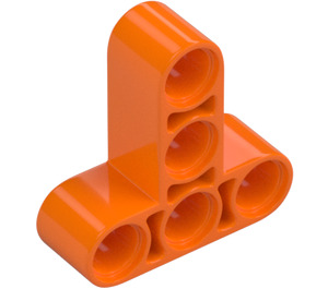 LEGO Arancione Trave 3 x 3 T-Shaped (60484)