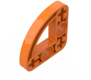 LEGO Orange Beam 3 x 3 x 0.5 Bent 90 Degrees Quarter Circle (32249 / 65125)