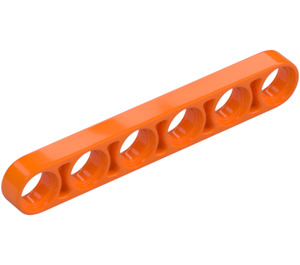 LEGO Orange Stråle 6 x 0.5 Tunn (28570 / 32063)