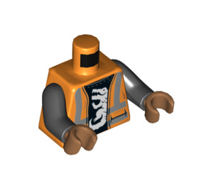 LEGO Orange Bill Minifigur Torso (973 / 76382)