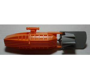 LEGO Orange Boat Motor with Rudder (48064 / 54824)