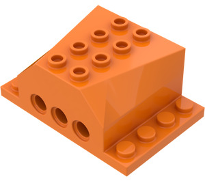 LEGO Orange Bonnet 6 x 4 x 2 (45407)