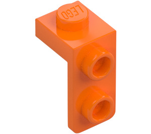 LEGO Naranja Soporte 1 x 1 con 1 x 2 Placa Abajo (79389)