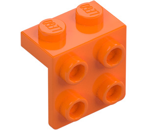 LEGO Orange Fäste 1 x 2 med 2 x 2 (21712 / 44728)