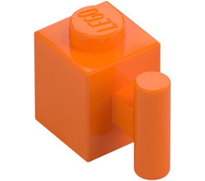 LEGO Orange Stein 1 x 1 mit Griff (2921 / 28917)