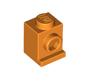 LEGO Oranje Steen 1 x 1 met Koplamp en geen slot (4070 / 30069)