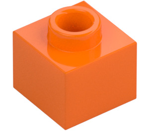 LEGO orange Klods 1 x 1 x 0.7 (86996)