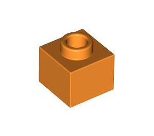 LEGO Orange Brick 1 x 1 x 0.7 (86996)