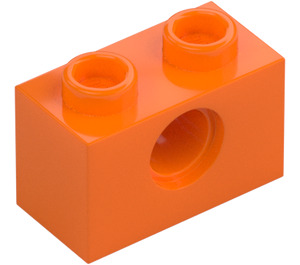 LEGO Orange Stein 1 x 2 mit Loch (3700)