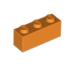 LEGO Orange Brique 1 x 3 (3622 / 45505)
