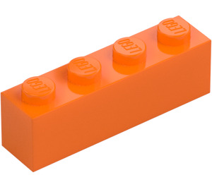 LEGO Orange Brique 1 x 4 (3010 / 6146)