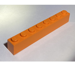 LEGO Orange Backstein 1 x 8 (3008)