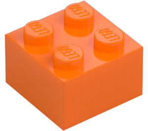 LEGO Orange Brick 2 x 2 (3003 / 6223)